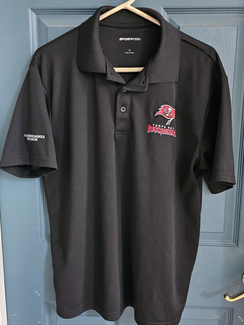 Sport-Tek Black Tampa Bay Buccaneers Polo